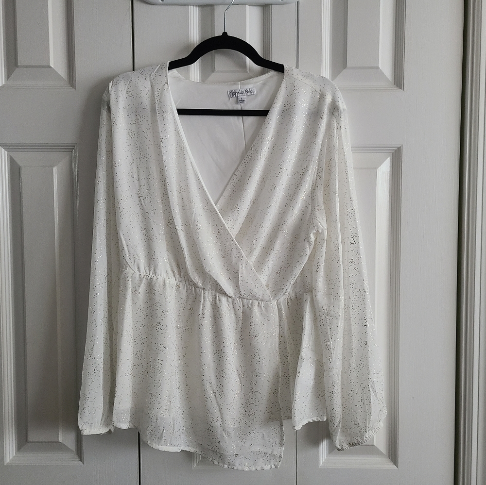Gold and White Dress Shirt